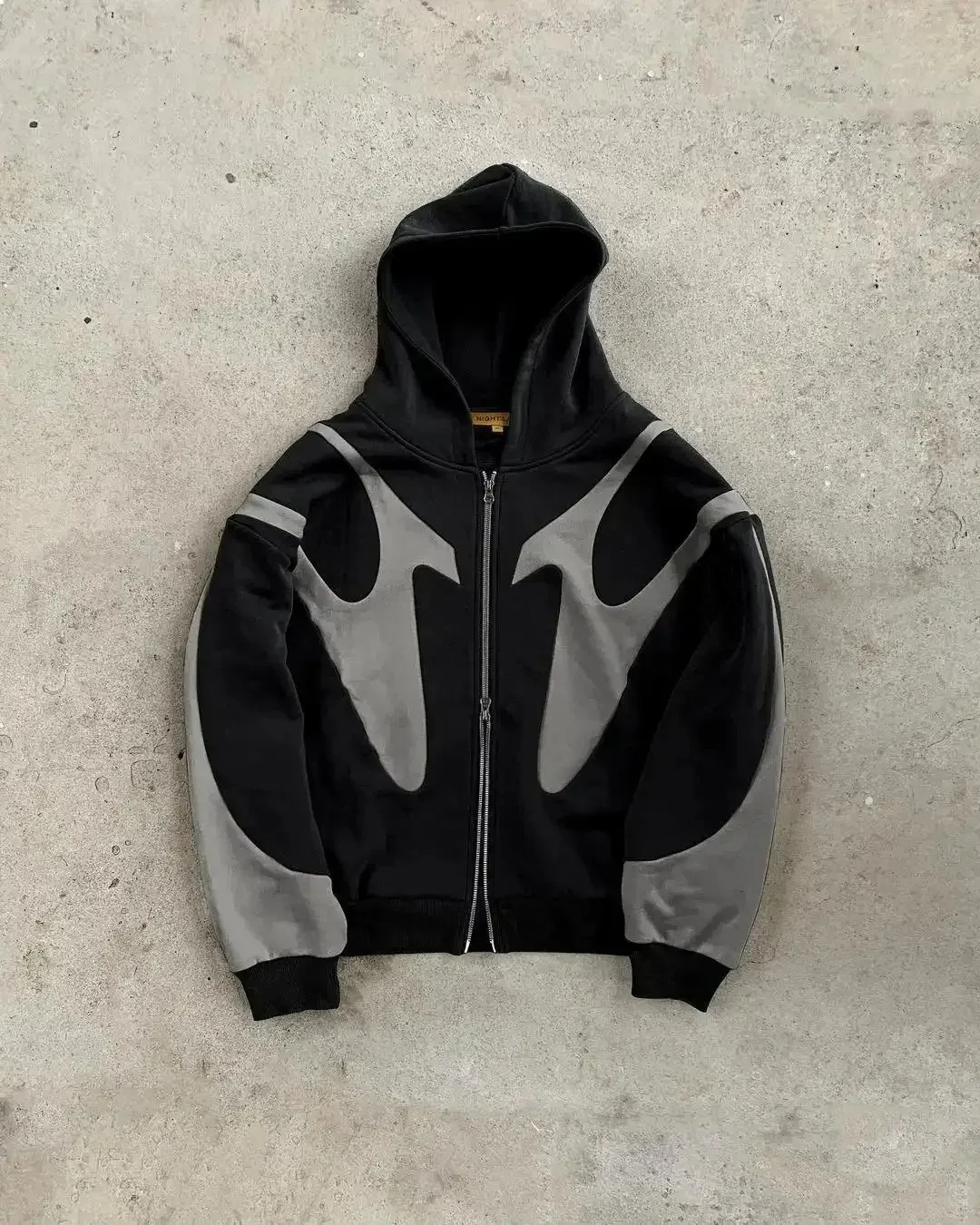 Dyelle "Synthesis" Patchwork Zip-Up - Image 6