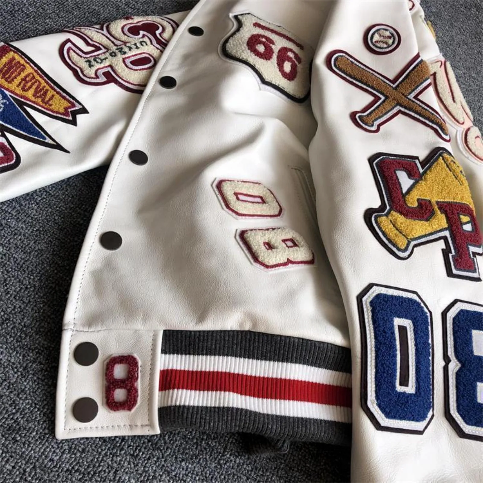 Dyelle Signature Letterman Jacket - Image 13