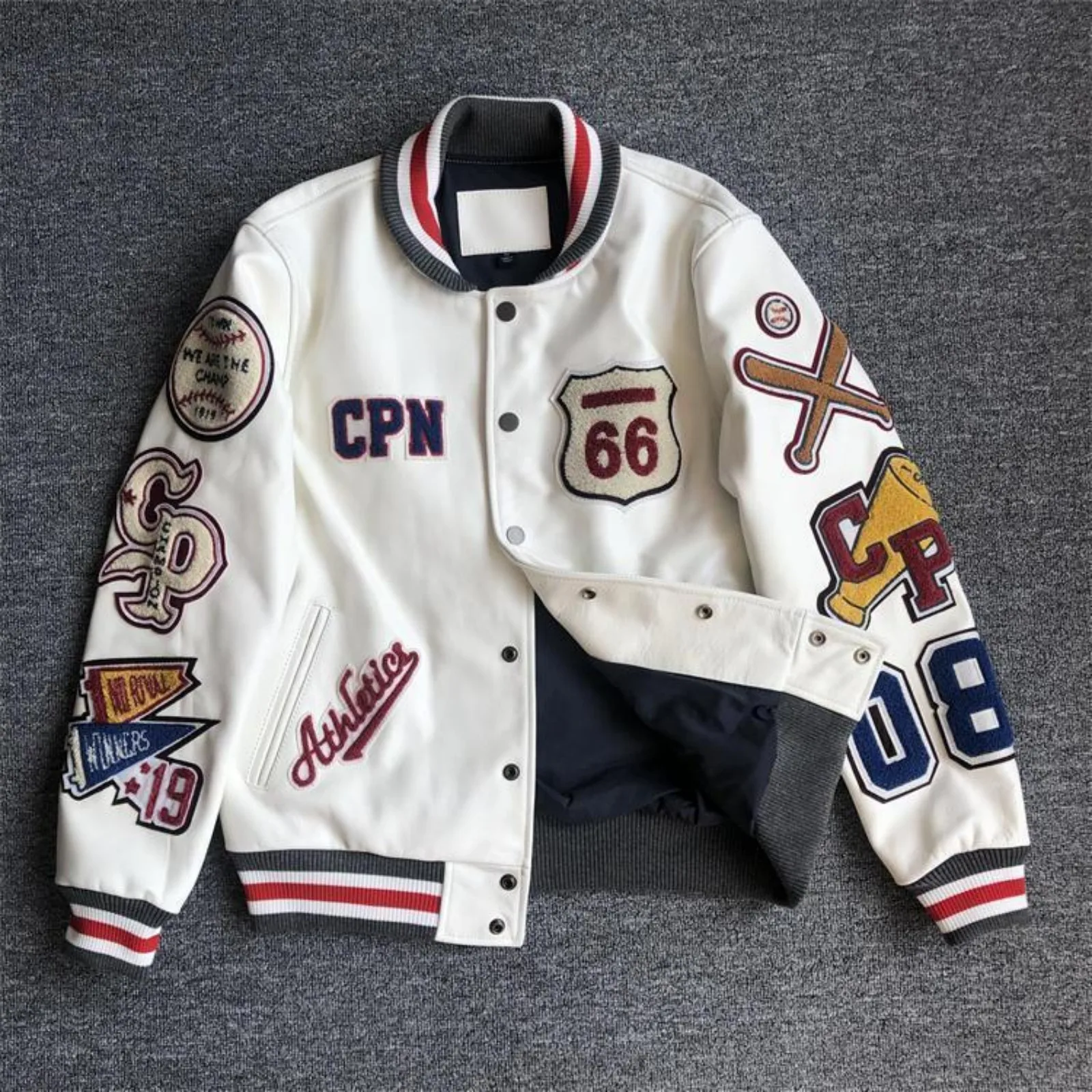 Dyelle Signature Letterman Jacket - Image 11